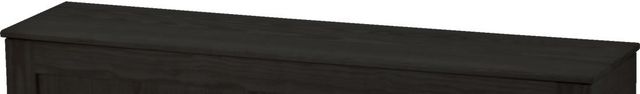 Crate Designs™ Furniture Espresso Wood Lacquer Top Storage Bench-1