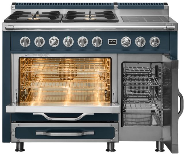 Viking® Tuscany 48" Squall Pro Style Dual Fuel Range with 2 Induction-1