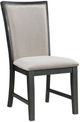 Elements International Grady 7-Piece Black/Gray Rectangular Dining Set-3