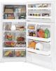 GE® 28" 16.6 Cu. Ft. ENERGY STAR® White Top Freezer Refrigerator-3