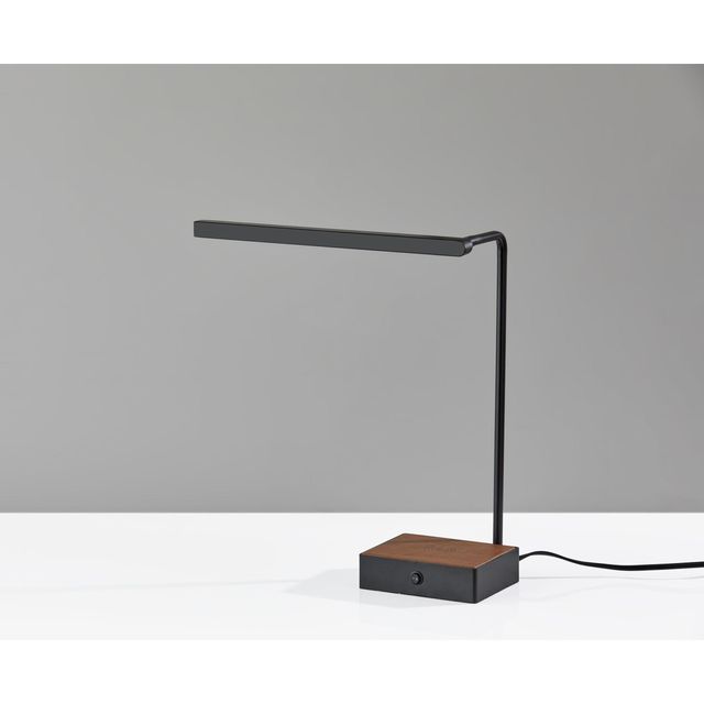 Adesso® Sawyer Black LED Adessocharge Wireless Charging Desk Lamp-1