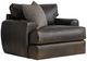 Bernhardt Cameron Bernhardt Living Brown Leather Swivel Chair-1