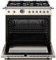 Bertazzoni Heritage Series 36" Ivory Pro Style Gas Range-1