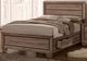 Coaster® Kauffman Washed Taupe California King Storage Headboard and Footboard-2