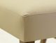 International Furniture Direct Forge Chocolate Brown/Ivory Leather Dining Side Chair-4