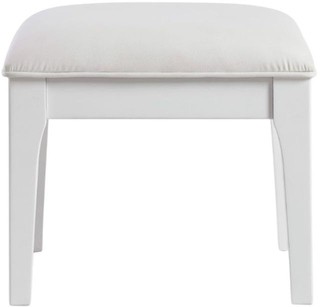Signature Design by Ashley® Chalanna White Vanity Stool-1