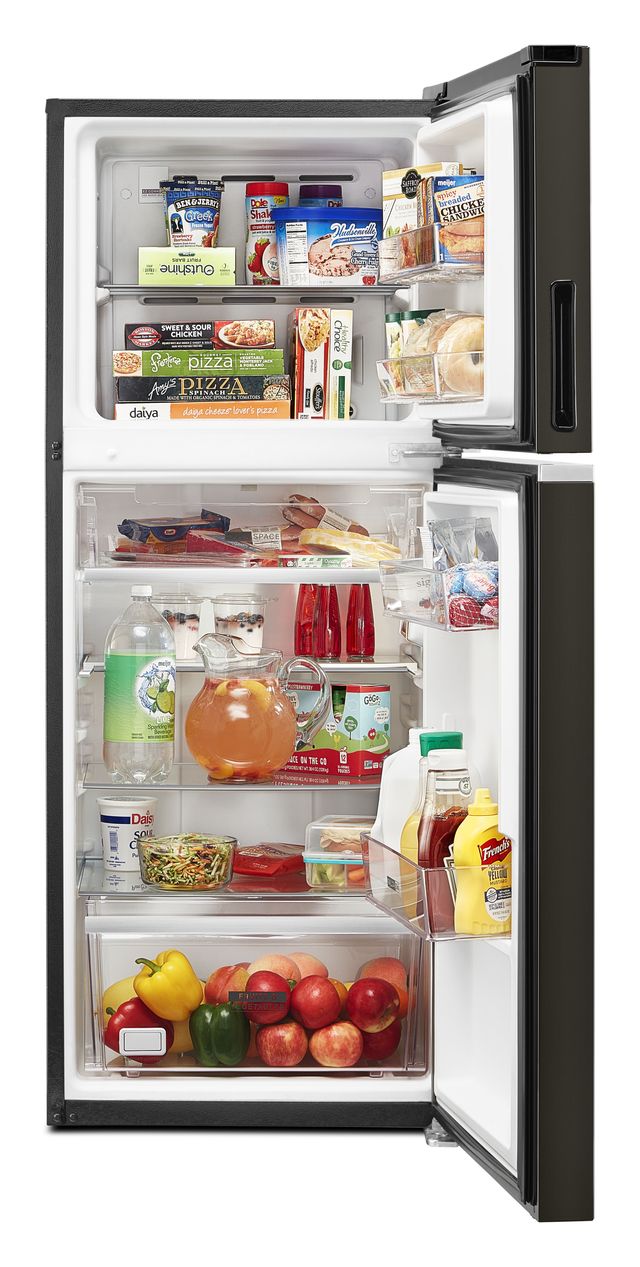 Whirlpool® 24" 11.6 Cu. Ft. Fingerprint Resistant Black Stainless Counter Depth Top Freezer Refrigerator-2