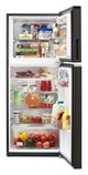 Whirlpool® 24" 11.6 Cu. Ft. Fingerprint Resistant Black Stainless Counter Depth Top Freezer Refrigerator-2