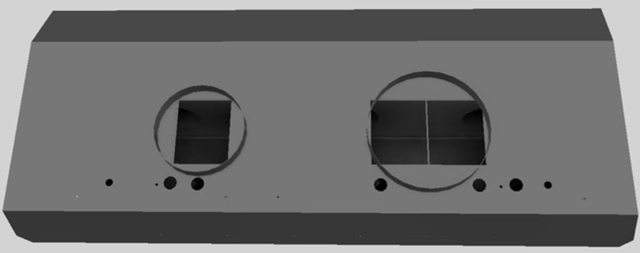 Vent-A-Hood® 48" Gunsmoke Wall Mounted Liner Insert-1