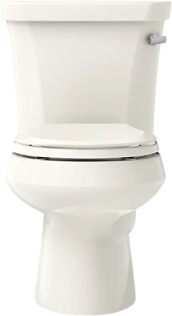 KOHLER® Wellworth® Biscuit 2-Piece 29" Round-Front Right-Hand Trip Toilet, 1.28 Gpf  with Insuliner® with Tank Liner and Tank Cover Lock-1