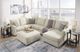 Signature Design by Ashley® Edenfield Linen Oversized Accent Ottoman-3