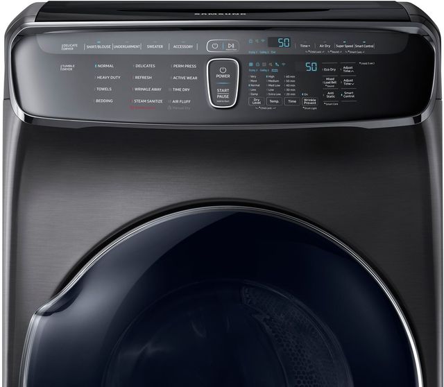 Samsung 7.5 Cu. Ft. Fingerprint Resistant Black Stainless Steel Gas Dryer-4