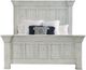 Elements International Olivia White Queen Panel Bed-1
