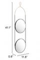 Zuo® Zodiac Gold and Black Mirror -4