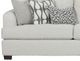 Fusion Furniture Contour Natural 93" White Sofa-1
