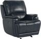 Bassett® Furniture Burlington Navy Leather Recliner-0