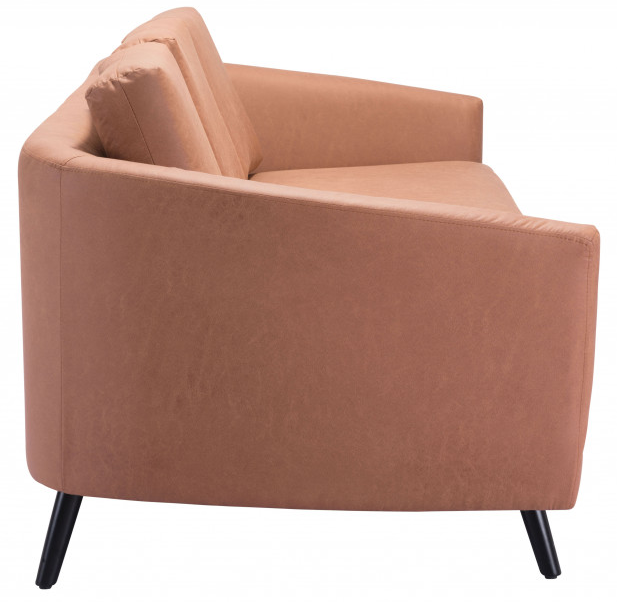 Zuo® Modern Divinity Brown Sofa-1