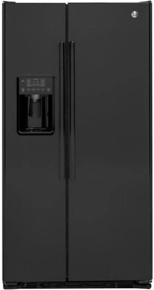 GE® 36" 21.9 Cu. Ft. Black Counter Depth Side By Side Refrigerator-0