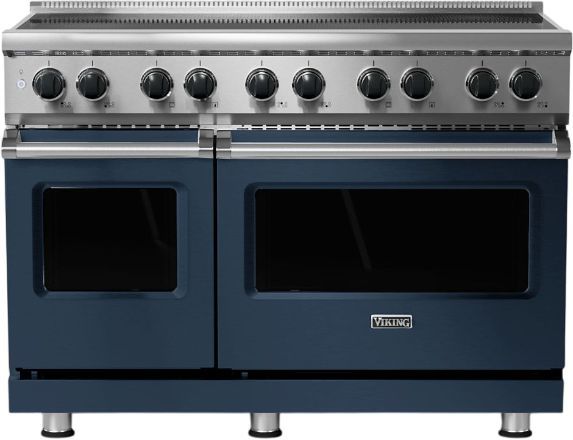 Viking® 5 Series 48" Slate Blue Pro Style Induction Range-0