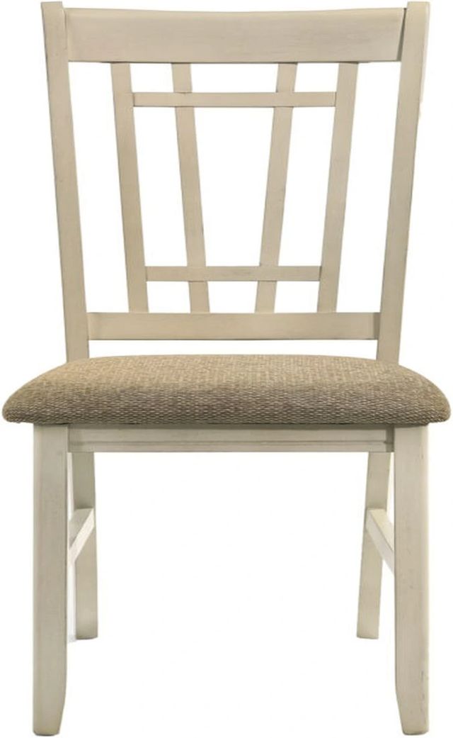 Intercon Mission Casuals French Oak/Rustic White Lattice Chair-2