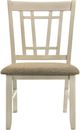 Intercon Mission Casuals French Oak/Rustic White Lattice Chair-2