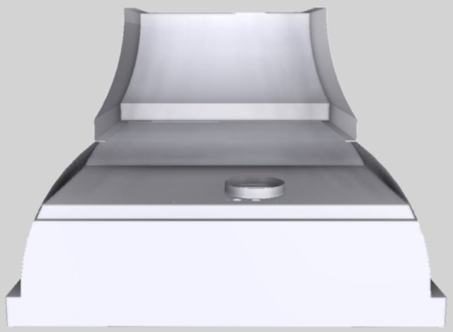 Vent-A-Hood® Designer Series 42" White Wall Mounted Range Hood-4