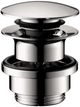 Hansgrohe Chrome Push-Open Drain for Sinks-0