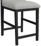 Elements International Portland Black/Gray Bar Stool-5