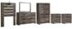 Signature Design by Ashley® Drystan 6-Piece Multi Twin Panel Headboard Bedroom Set-0