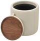Palliser® Furniture Customizable Mingle Round Small Storage Ottoman with Table-1