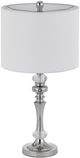 Cal® Lighting & Accessories Effingham 2-Piece Chrome Table Lamp Set-2