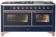Ilve® Majestic III 60" Midnight Blue Pro Style Dual Fuel Natural Gas Range with Triple Glass Door and Copper Trim-0