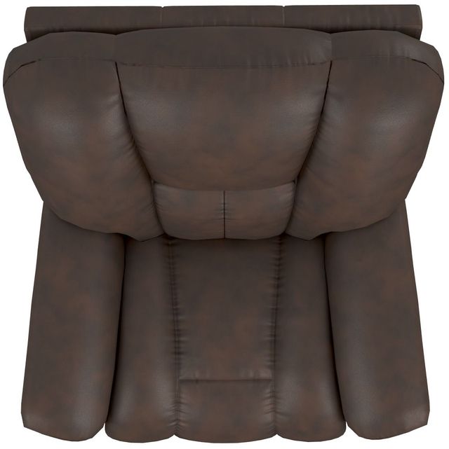 La-Z-Boy® Maverick Walnut Leather Manual Wall Recliner-2