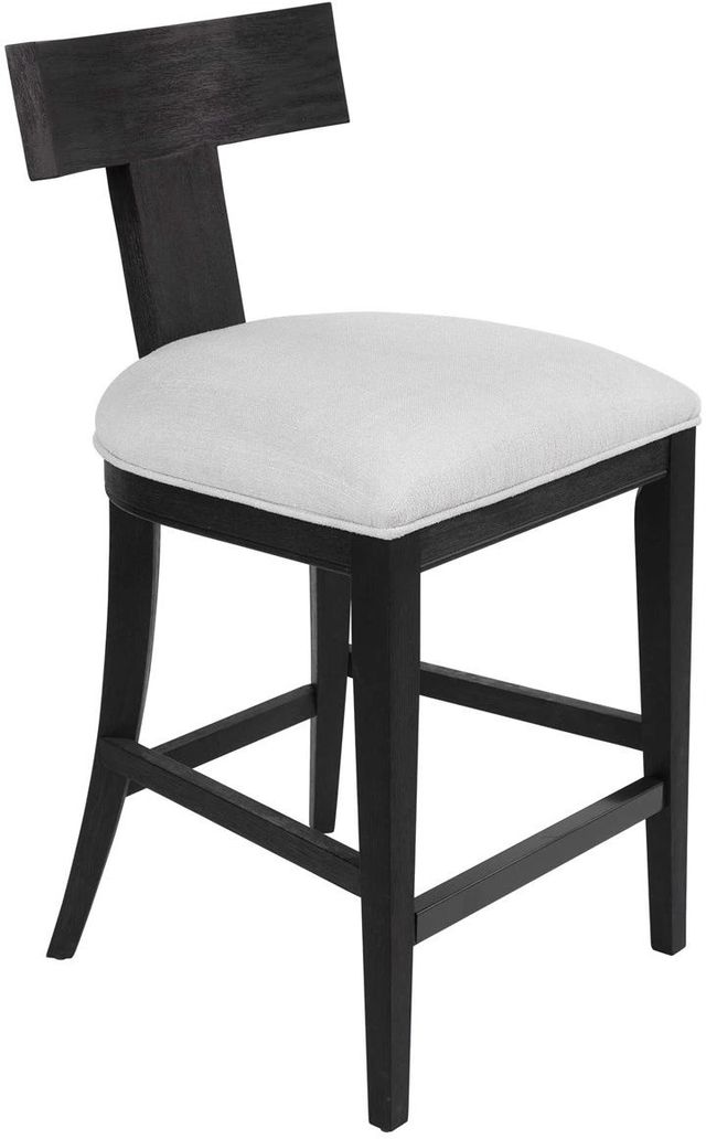 Uttermost® Idris Charcoal Counter Stool-0