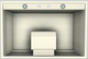 Vent-A-Hood® Designer Series 36" Biscuit Wall Mounted Range Hood-1