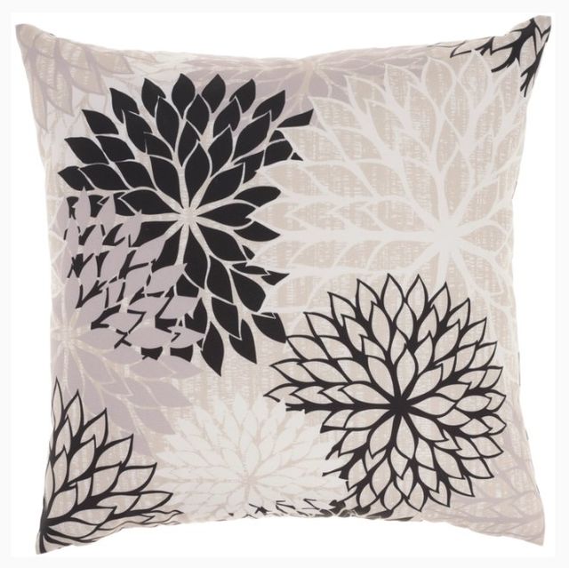 Nourison Home™ Aloha Black/White Throw Pillow-0