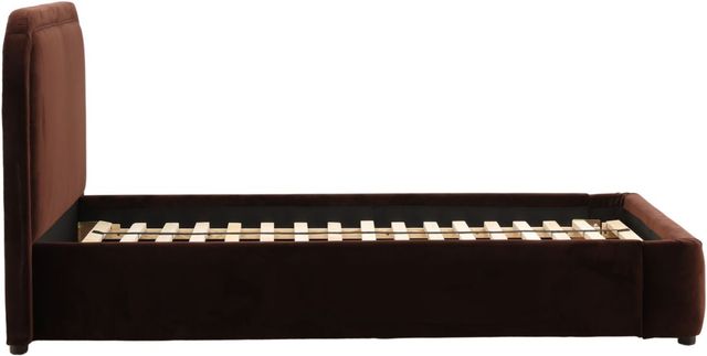 Dovetail Furniture Agi Chocolate Queen Panel Bed-2