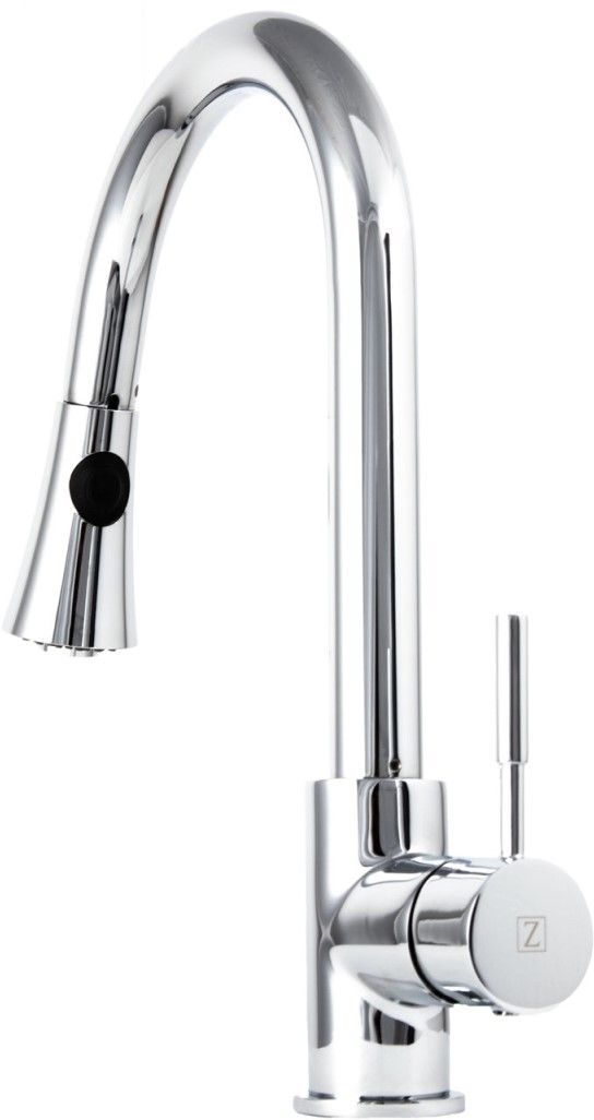 ZLINE Edison Chrome Pull Down Single Handle Kitchen Faucet-3
