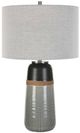 Uttermost® Coen Aged Black Glaze/Gray Table Lamp-4