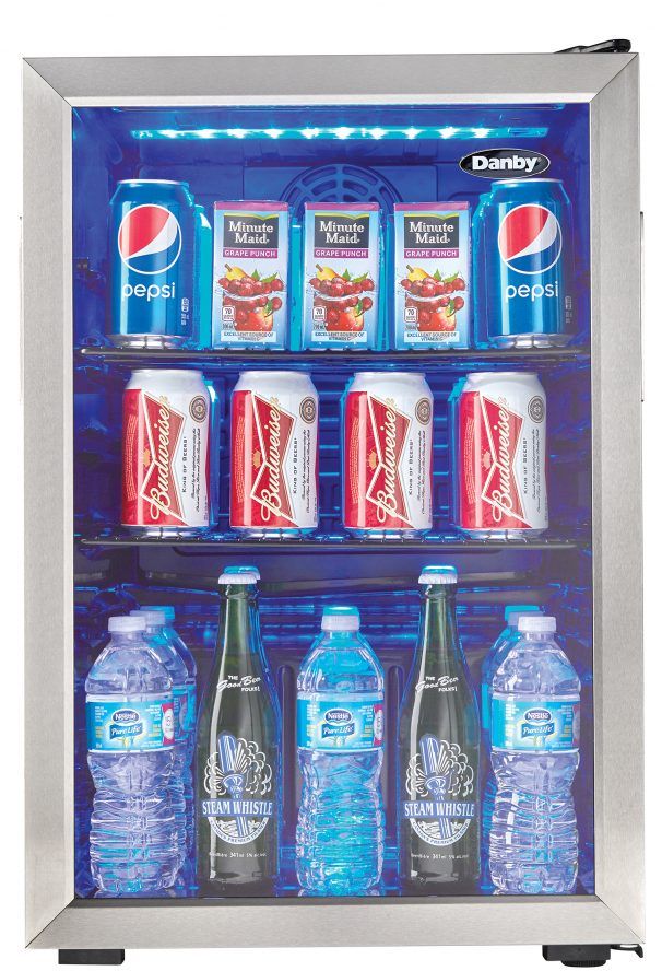 Danby® 18" 2.6 Cu. Ft. Stainless Steel Freestanding Beverage Center-3