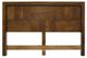 International Furniture Direct Walnut Reddish Brown Eastern King Panel Bed-1