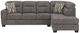 Benchcraft® Olten 2-Piece Graphite Right-Arm Facing Sectional and Chaise-0