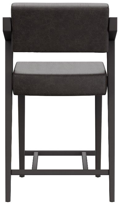 HH2 Home Snyder Blackwash/Charcoal Counter Stool-3