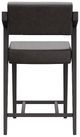 HH2 Home Snyder Blackwash/Charcoal Counter Stool-3