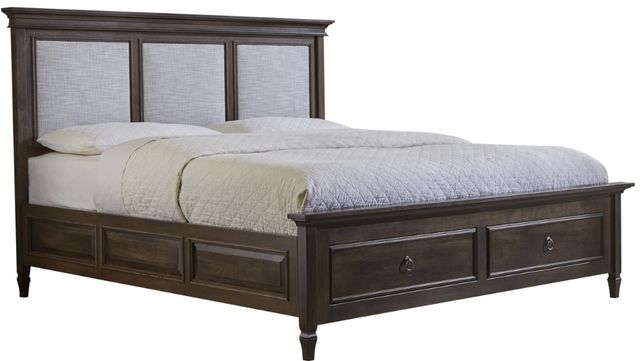 Mavin Customizable Vineyard Haven Queen Upholstered Panel Storage Bed-0