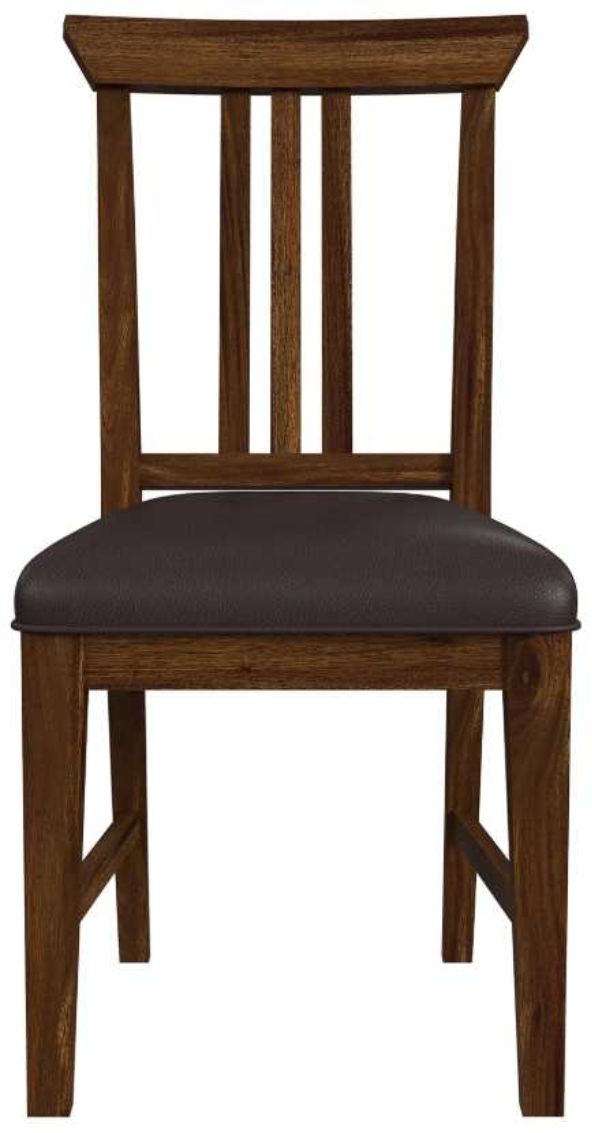 A-America® Cortez Saddle Brown Side Chair-3