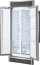 FORNO® Salerno 33" 15.6 Cu. Ft. Fingerprint Resistant Stainless Steel Built In Side-by-Side Refrigerator-4
