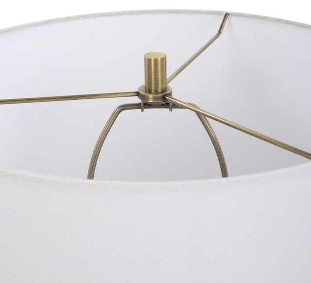 Uttermost® Brielle Black Glaze Table Lamp-4