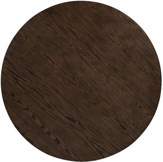Coaster® Ridgewell Dark Oak Pedestal Dining Table-4