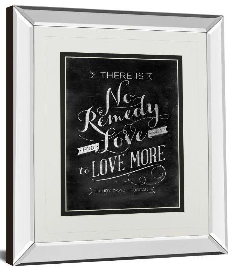 Classy Art No Remedy by Sd Graphic Mirror Framed Wall Art-1